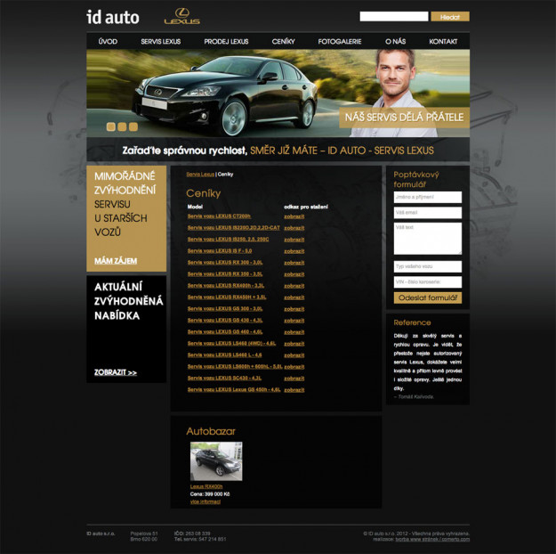 Servis Lexus - Screenshot