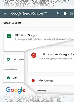 Nástroj Kontrola adresy URl v Google Search Console