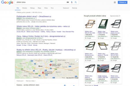 Google Ads | Zobrazení PPC reklam ve vyhledávání na Google