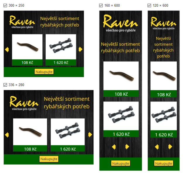 Full service online marketingu pro Raven Fishing - Screenshot