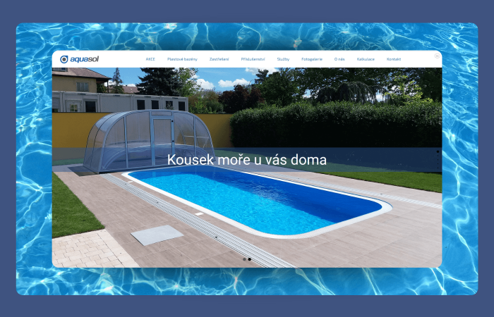 Tvorba webu Aquasol