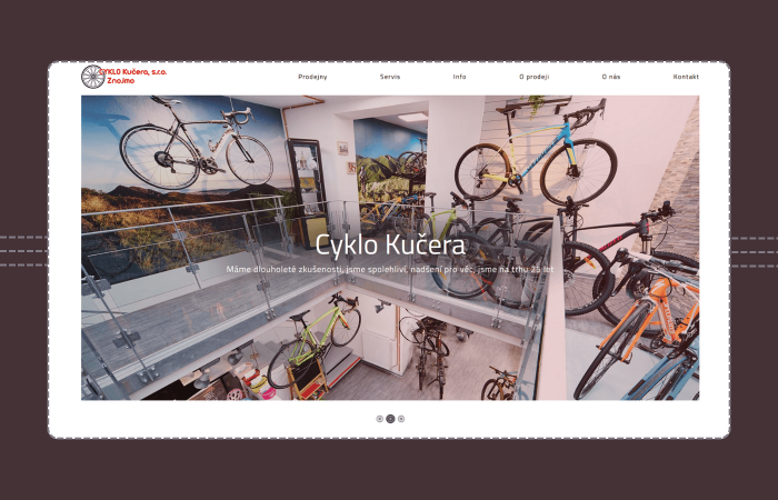 Tvorba webu pro CYKLO Kučera