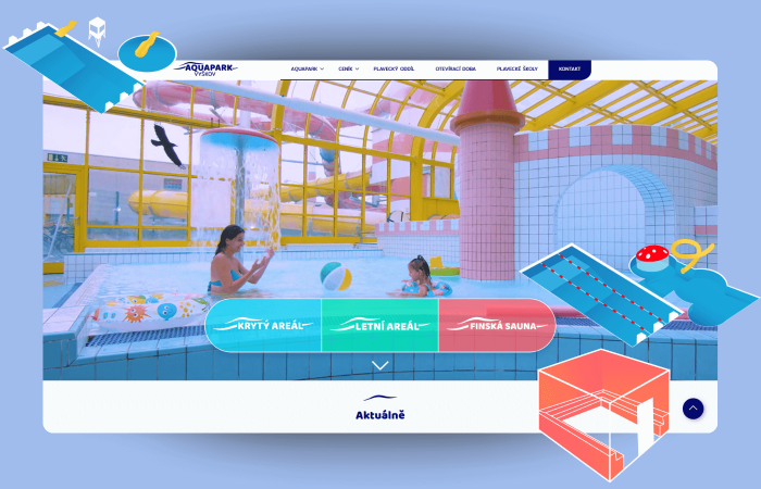 Tvorba nového webu Aquapark Vyškov