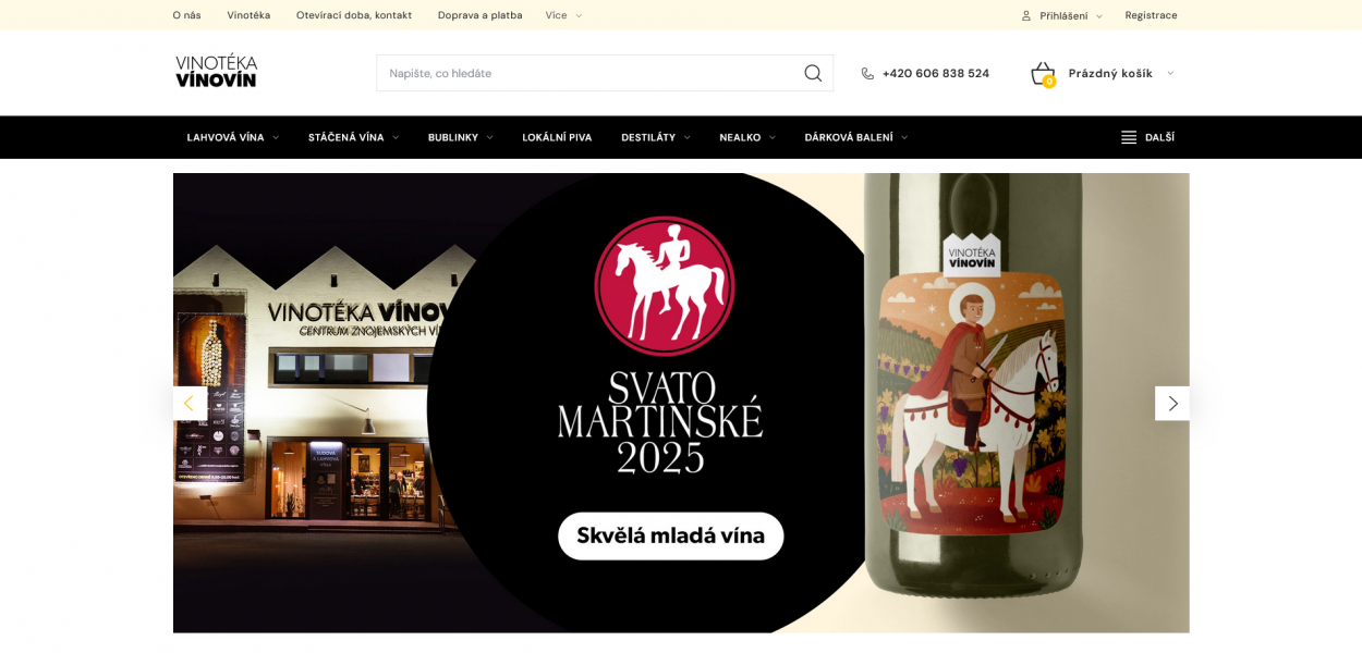 PPC reklama pro e-shop vinovin.cz