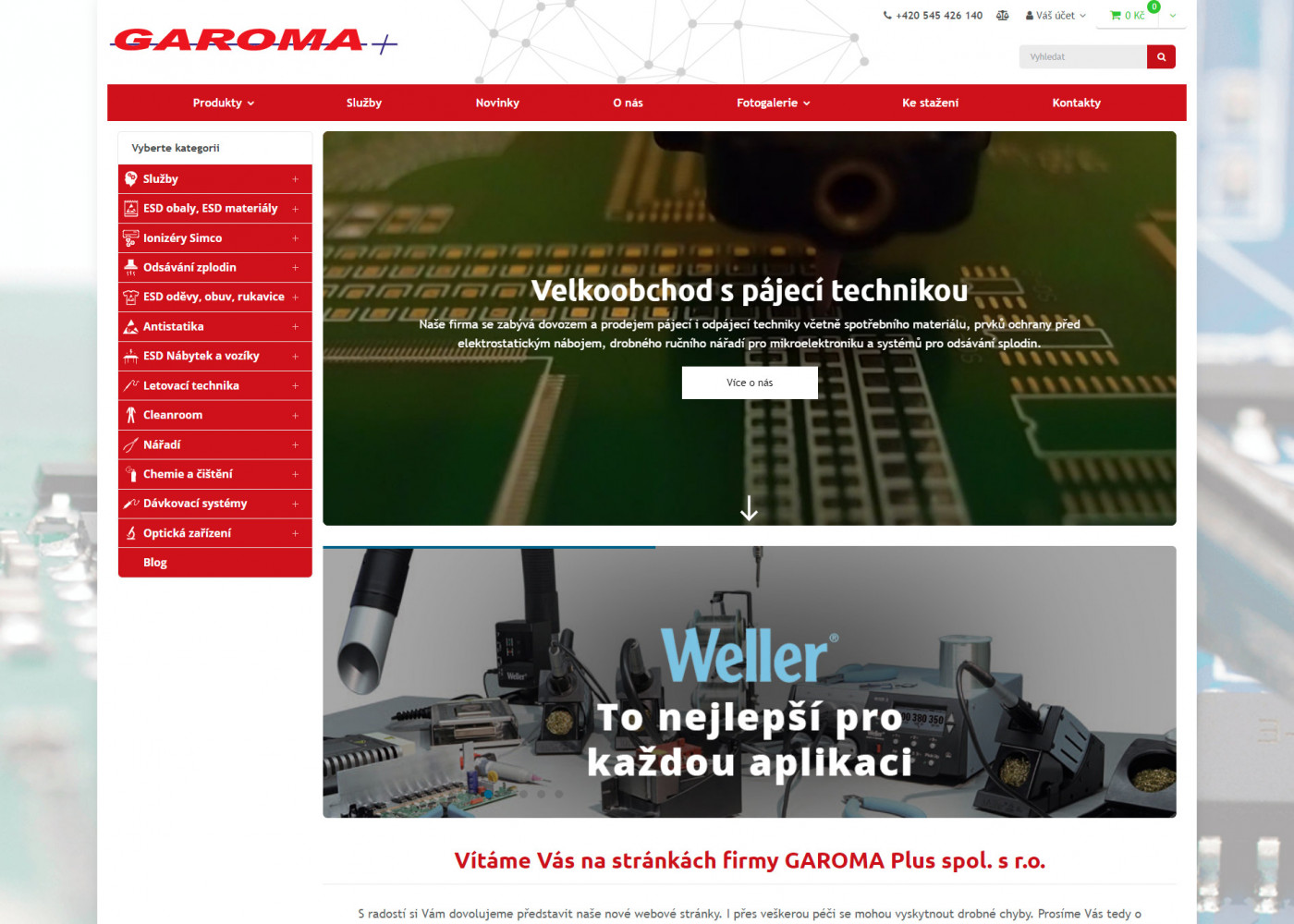 Tvorba nového e-shopu garoma.cz - Porovnání, nová verze  #1