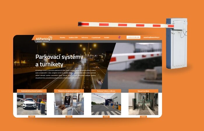 AS Parking – tvorba webu