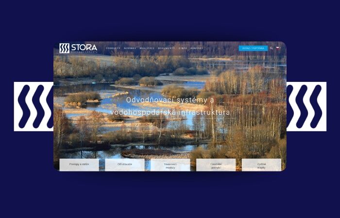 Kompletní redesign webu – Stora