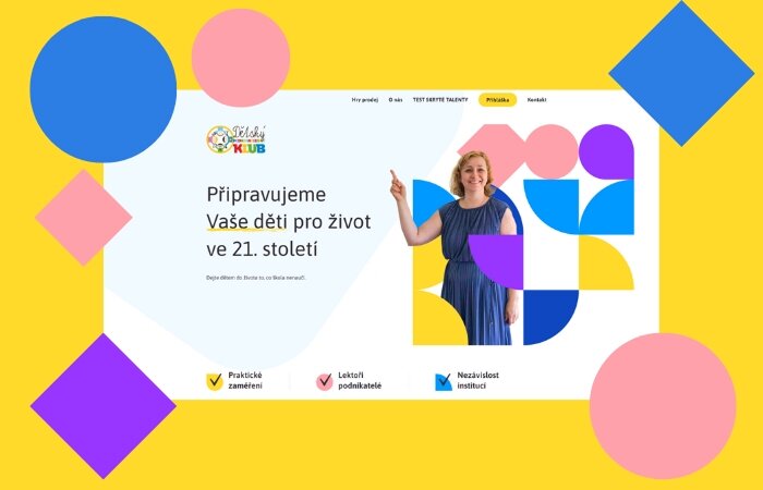 Tvorba nového web pro Dětský Podnikatelský Klub