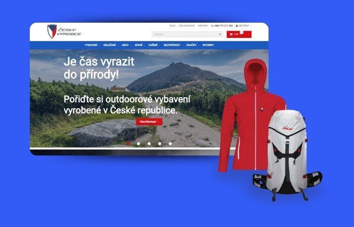 Tvorba nového eshopu Český výrobce