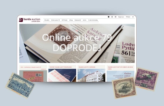 Tvorba webu pro Burda Auction