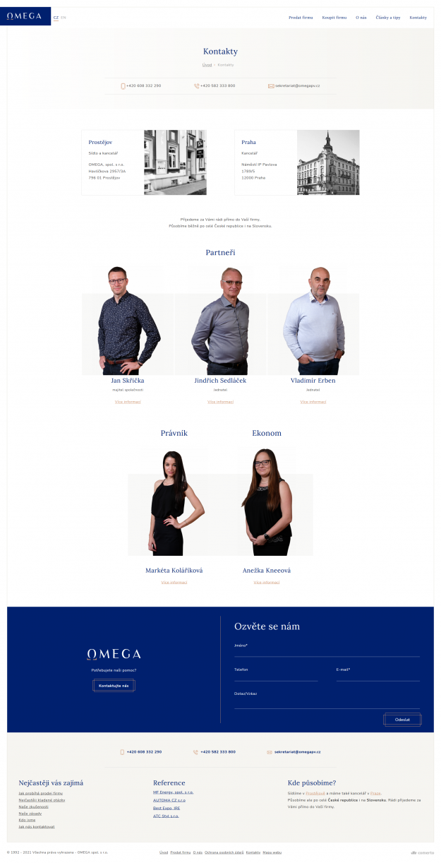 Tvorba nového webu prodavame-firmy.cz - Screenshot