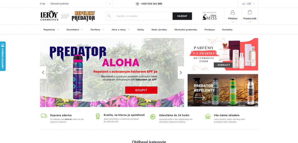 Full service online marketingu – Repelent Predator