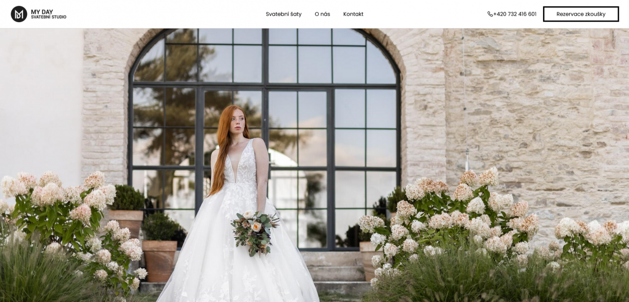Tvorba nového webu pro svatební studio My Day