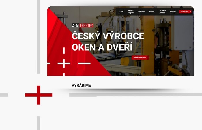 Nový web pro A+M FENSTER