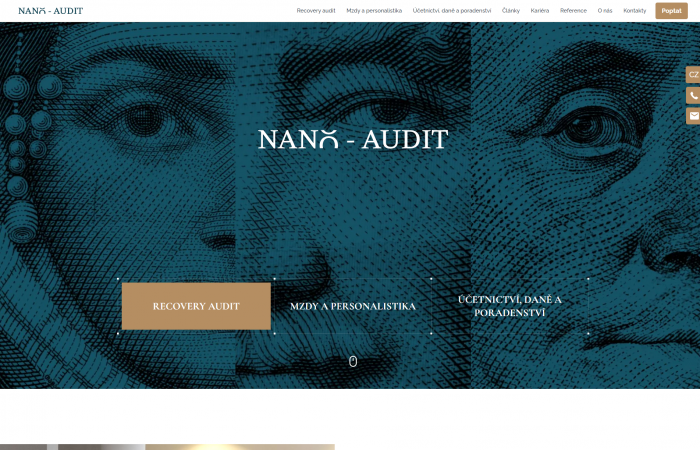 Tvorba webu na míru pro NANO - AUDIT
