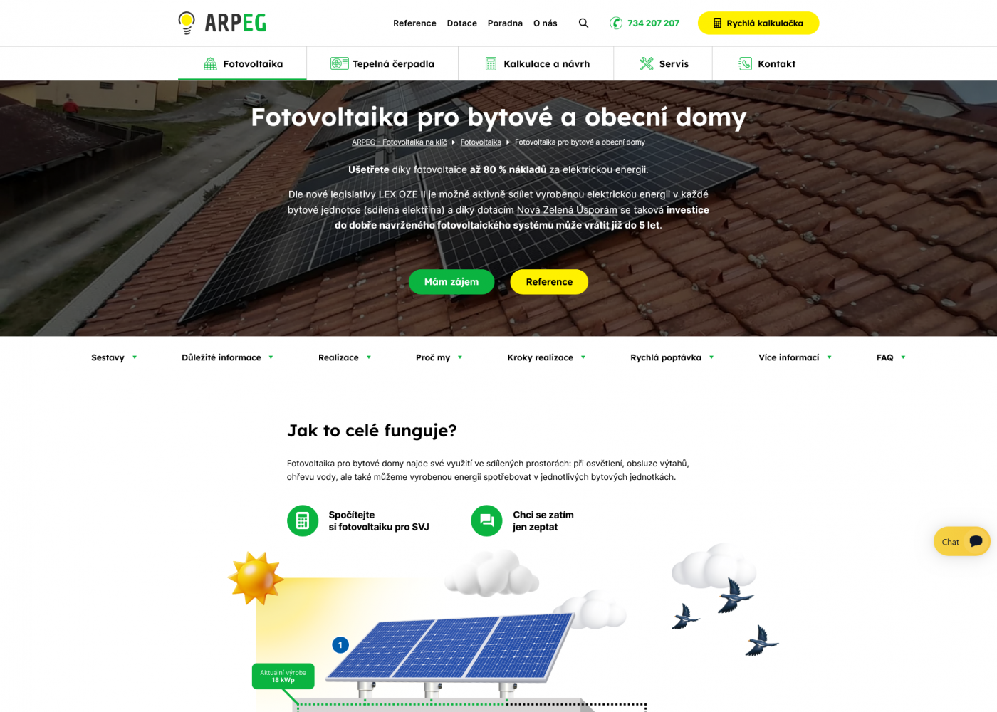 ARPEG: Redesign webu na míru pro dlouhodobý rozvoj - Porovnání, nová verze  #2