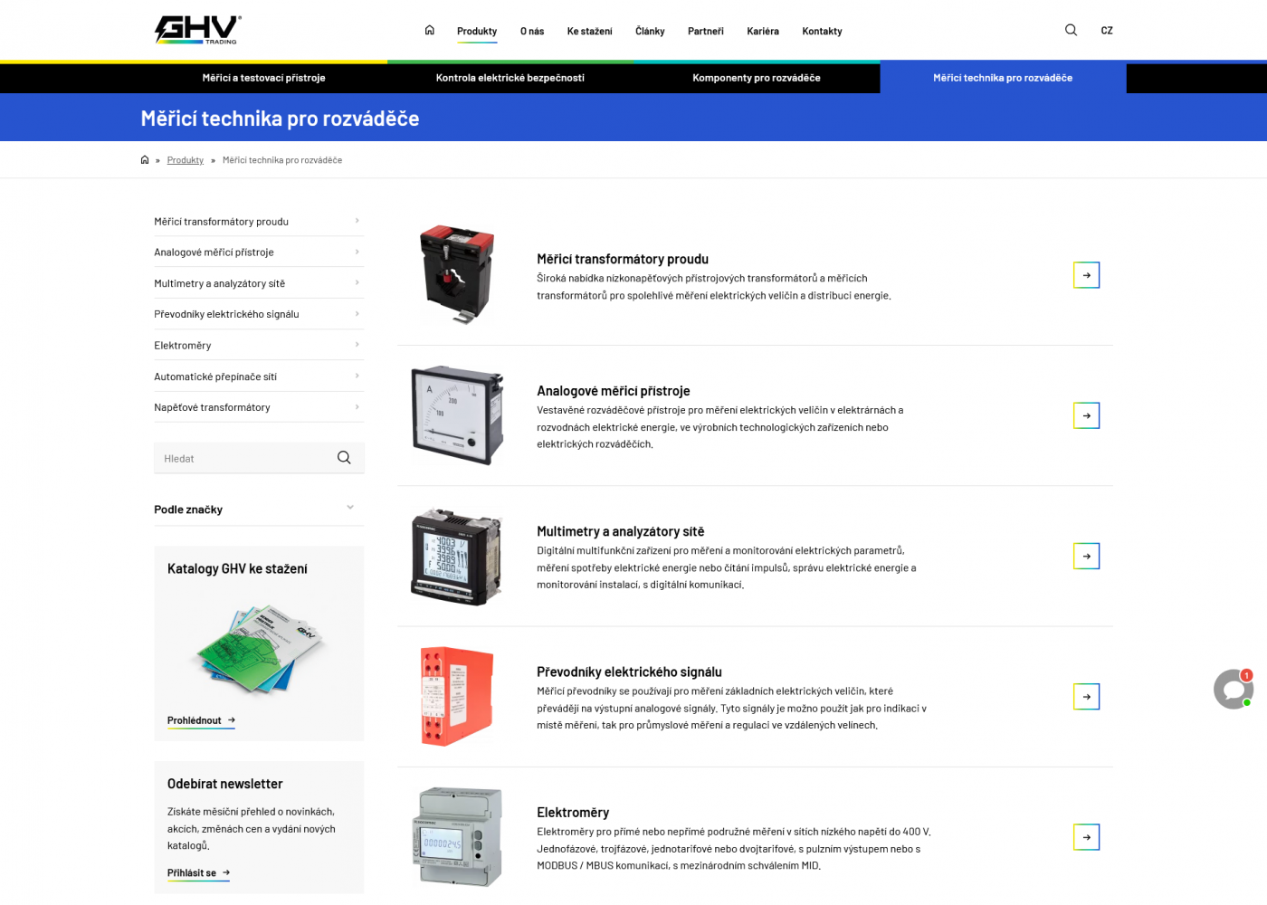 GHV Trading: Nový web se sjednoceným katalogem a e-shopem - Porovnání, nová verze  #2