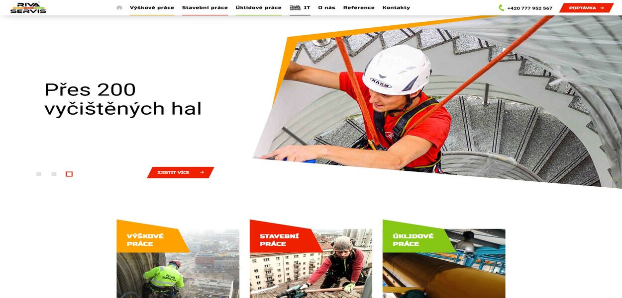 Redesign webu Riva Servis