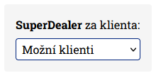 B2B objednávkový systém pro firmu Cyklospeciality - Rešení
