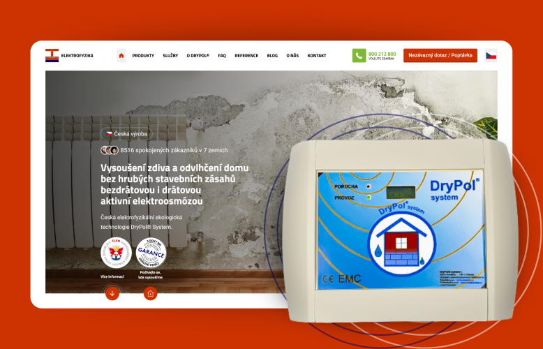 Elektrofyzika a Drypol®: Všestranný online marketingový balíček pro inovativní vysoušení vlhkosti