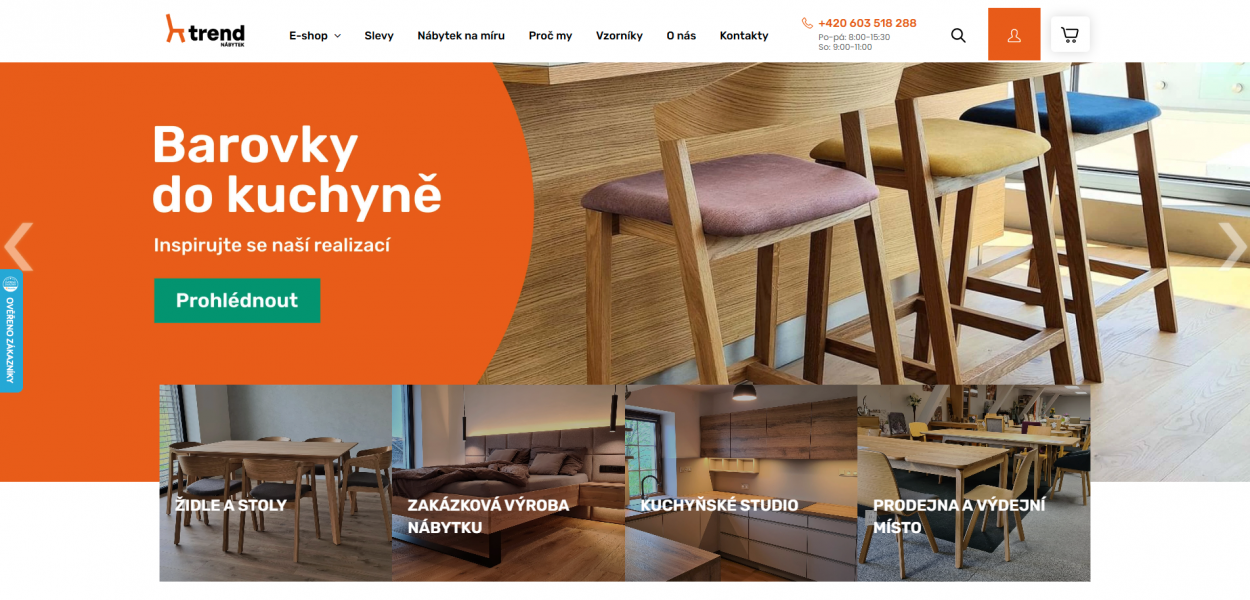 Online marketing v podobě PPC kampaní pro TREND nábytek