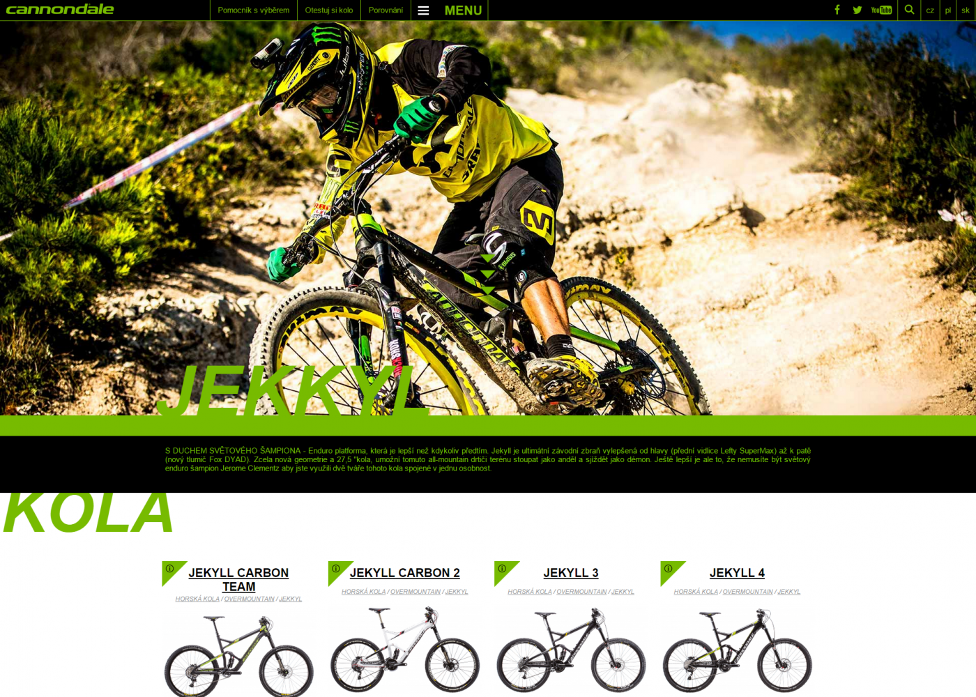 Cannondale Bikes - Porovnání, nová verze  #1