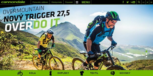 Cannondale Bikes - Screenshot