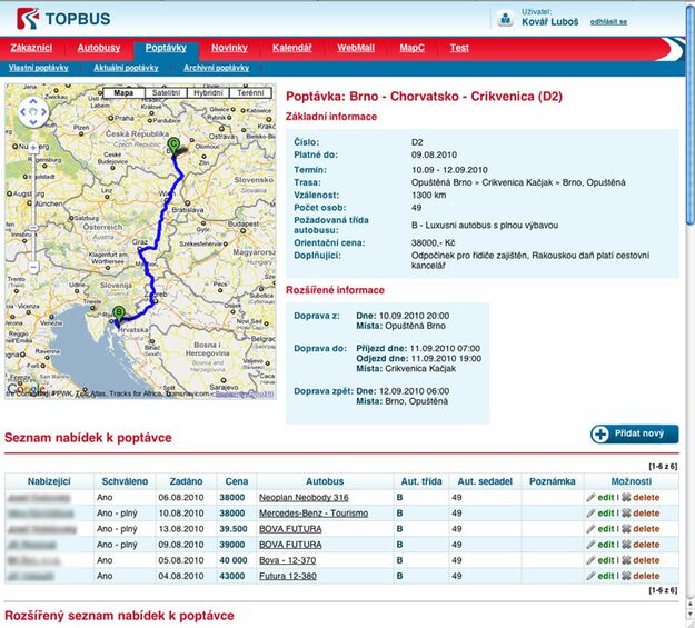 TopBus - Screenshot