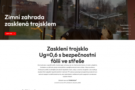 Webové stránky na míru pro firmu Presiza | Detail produktu, který se zaměřuje především na prezentaci poutavých fotografií