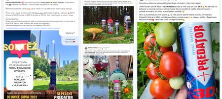 Full service online marketingu – Repelent Predator | Jak rozšířit povědomí o značce, podpořit její rozvoj na sociálních sítích a zároveň získat zákaznické fotky? Soutěží!