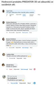 Full service online marketingu – Repelent Predator | Ukázka socialproof k produktu Repelent PREDATOR 3D