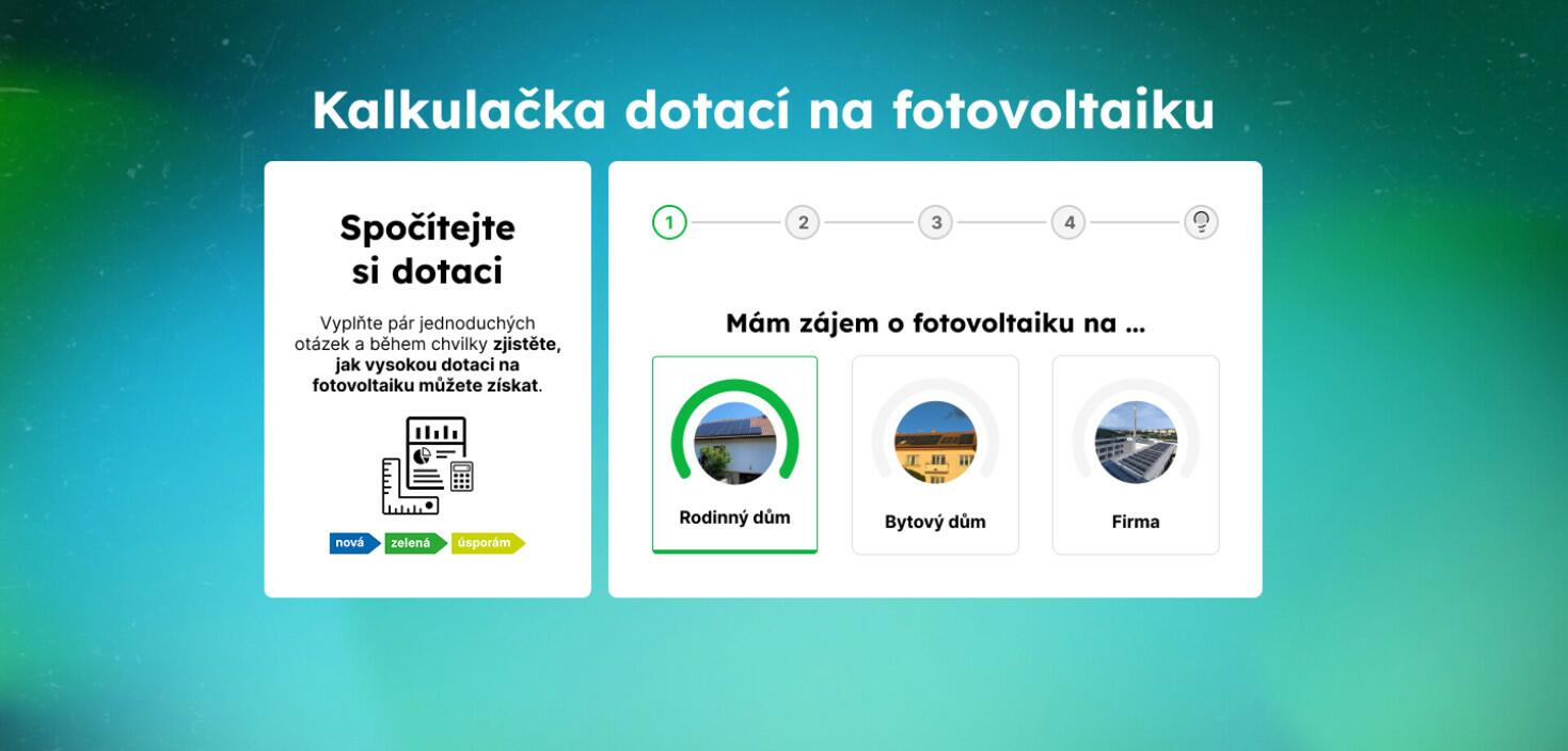 ARPEG: Redesign webu na míru pro dlouhodobý rozvoj | Grafická podoba fotovoltaické kalkulačky
