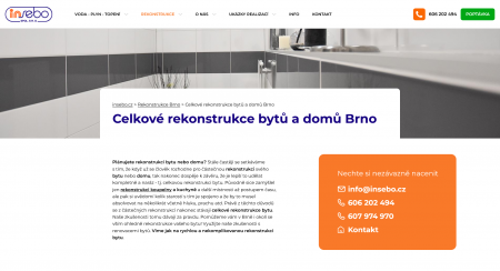 Tvorba nového webu INSEBO