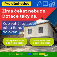 Výkonnostní Facebook reklama pro Dotacelidem.cz na získávání leadů | Další verze reklamního banneru, která klade důraz na rychlé jednání a včasné vyřízení žádosti o dotaci.