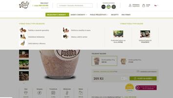 Úpravy a redesign e-shopu Chuť Moravy | Menu rozcestník