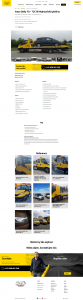 Tvorba nového webu pro Odtahové vozy | Produktová stránka odtahového vozidla, do které se ve spodní části automaticky propisují veškeré napojené reference