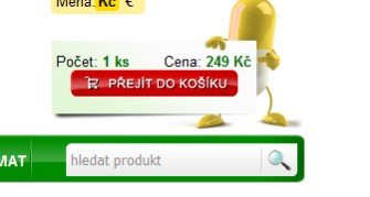 Full-service SEO se zaměřením na konverznost pro GigaLékárnu | Doporučili jsme vyladit hlavičku e-shopu, ve které se košík z hlediska viditelnosti lehce ztrácí